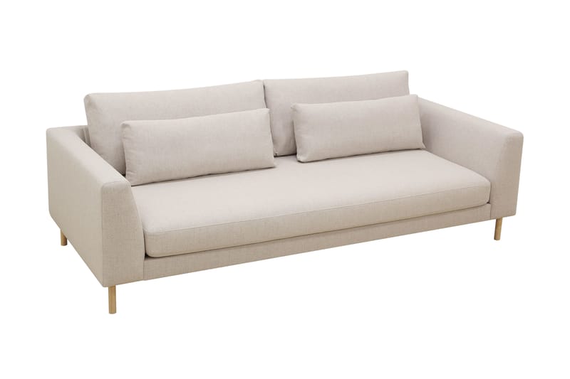 Florenz 3-sits Tygsoffa - Beige - Möbler - Vardagsrum - Soffor - 3-sits soffor