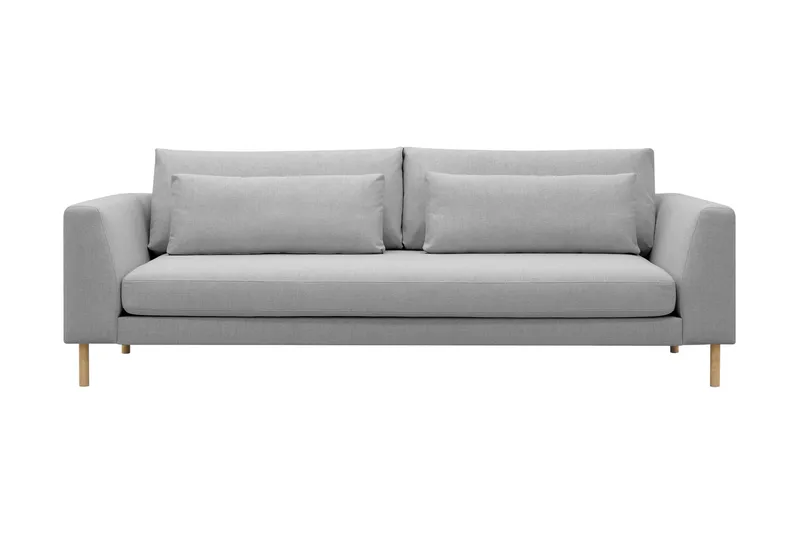 Florenz 3-sits Tygsoffa, Ljusgrå