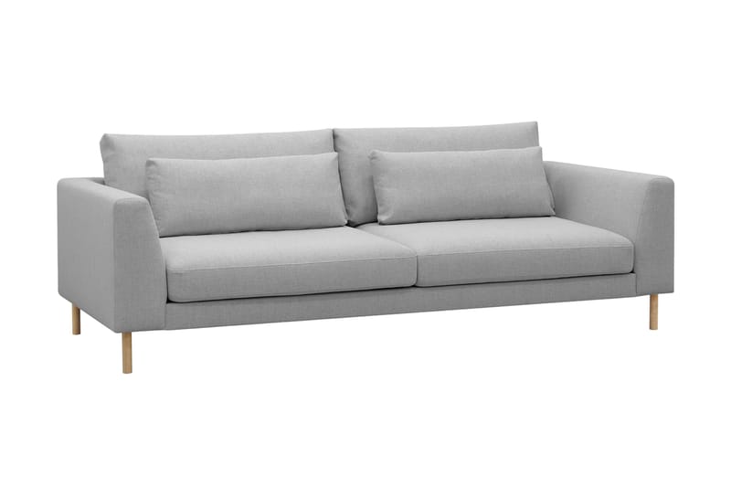 Florenz 3-sits Tygsoffa - Ljusgrå - Möbler - Vardagsrum - Soffor - 3-sits soffor