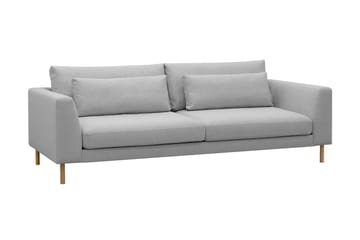 Florenz 3-sits Tygsoffa - Ljusgrå - Möbler - Vardagsrum - Soffor - 3-sits soffor