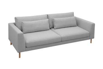 Florenz 3-sits Tygsoffa - Ljusgrå - Möbler - Vardagsrum - Soffor - 3-sits soffor