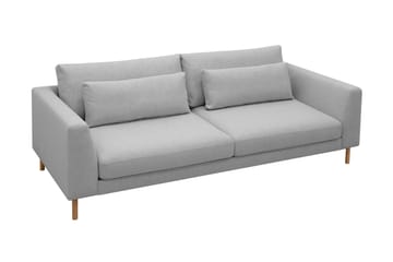 Florenz 3-sits Tygsoffa - Ljusgrå - Möbler - Vardagsrum - Soffor - 3-sits soffor