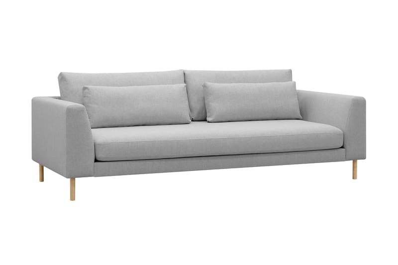 Florenz 3-sits Tygsoffa - Ljusgrå - Möbler - Vardagsrum - Soffor - 3-sits soffor