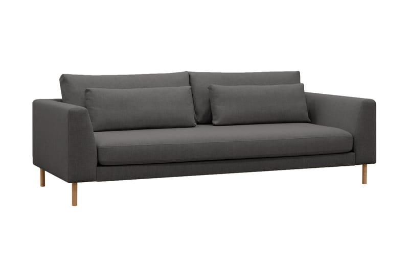 Florenz 3-sits Tygsoffa - Mörkgrå - Möbler - Vardagsrum - Soffor - 3-sits soffor