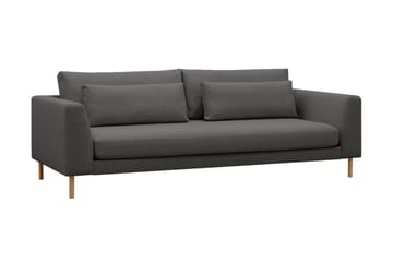 Florenz 3-sits Tygsoffa - Mörkgrå - Möbler - Vardagsrum - Soffor - 3-sits soffor
