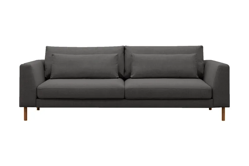 Florenz 3-sits Tygsoffa, Mörkgrå
