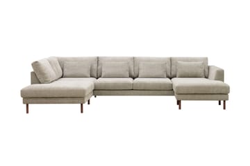 Florenz 4-sits Vänstervänd U-formad Soffa med Divan och Schäslong i Chenille