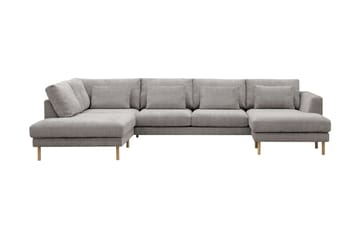 Florenz 4-sits Vänstervänd U-formad Soffa med Divan och Schäslong i Chenille