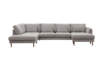 Florenz 4-sits Vänstervänd U-formad Soffa med Divan och Schäslong i Chenille