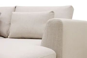 Florenz 4-sits Vänstervänd U-formad Soffa med Divan och Schäslong i Tyg - Beige - Möbler - Vardagsrum - Soffor - U-soffor
