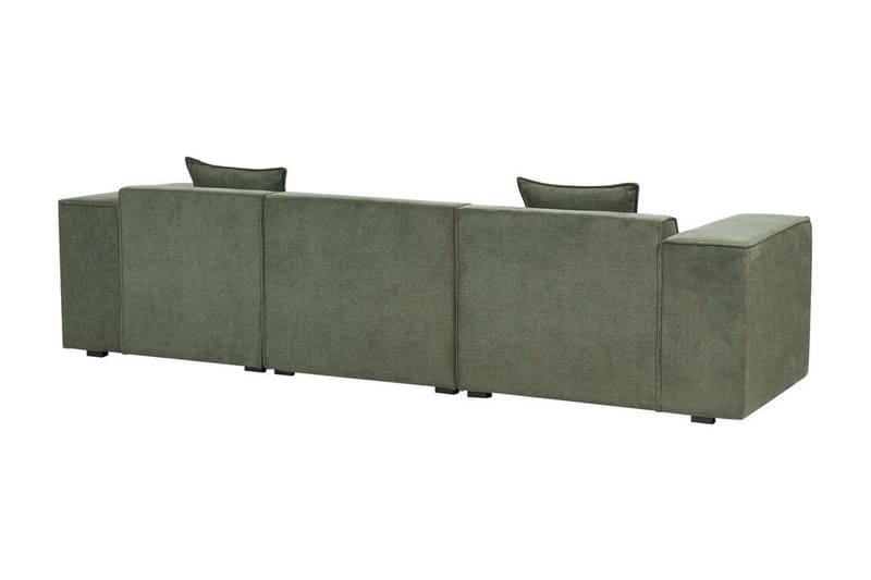 Floriana Hörnsoffa 3-sits - Grön/Svart - Möbler - Vardagsrum - Soffor - Hörnsoffor