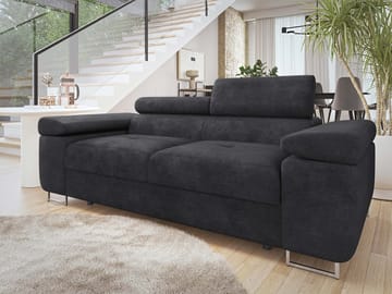 Gabina 2-sits Soffa - svart - Möbler - Vardagsrum - Soffor - 3-sits soffor