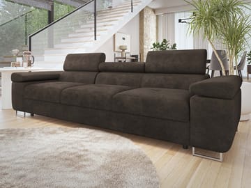 Gabina 3-sits Soffa - brun - Möbler - Vardagsrum - Soffor - 3-sits soffor