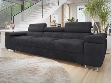 Gabina 3-sits Soffa - svart - Möbler - Vardagsrum - Soffor - 3-sits soffor