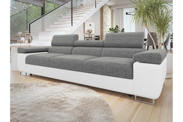 Gabina Soffa 3-sits - Vit/Grå - Möbler - Vardagsrum - Soffor - Skinnsoffor