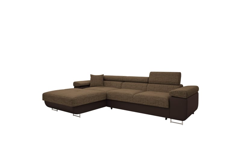 Gabina Soffa med Divan 3-sits - Brun - Möbler - Vardagsrum - Soffor - Skinnsoffor