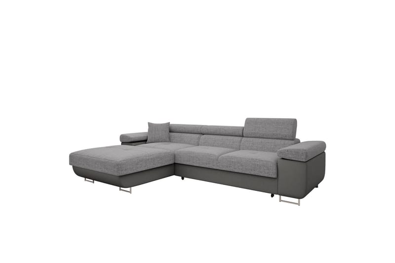Gabina Soffa med Divan 3-sits - Grå - Möbler - Vardagsrum - Soffor - Skinnsoffor