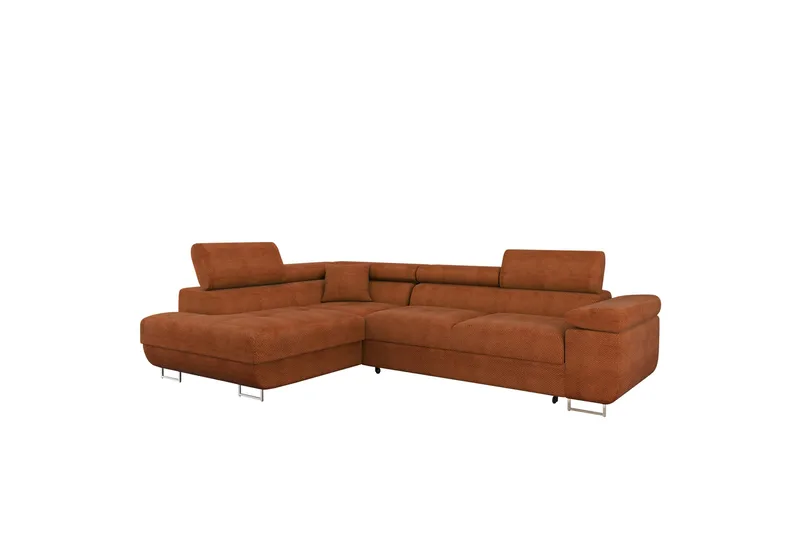 Gabina Soffa med Schäslong 3-sits, Orange