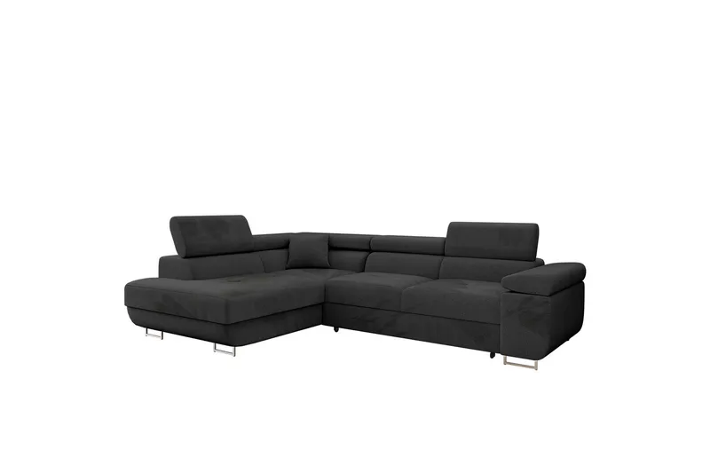 Gabina Soffa med Schäslong 3-sits, Svart