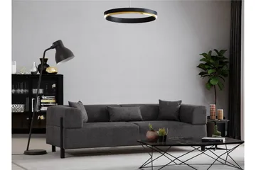 Gio 3-sits Soffa - Antracit - Möbler - Vardagsrum - Soffor - 3-sits soffor