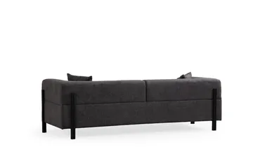 Gio 3-sits Soffa - Antracit - Möbler - Vardagsrum - Soffor - 3-sits soffor