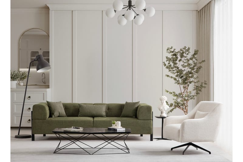 Gio 3-sits Soffa - Grön - Möbler - Vardagsrum - Soffor - 3-sits soffor
