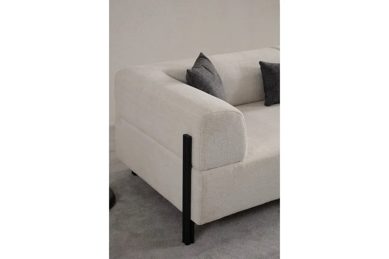 Gio 3-sits Soffa - Vit - Möbler - Vardagsrum - Soffor - 3-sits soffor