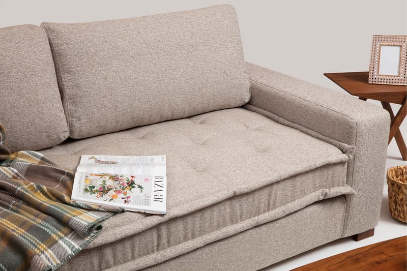 Gladfield Divansoffa 3-sits - Beige - Möbler - Vardagsrum - Soffor - Divansoffa & schäslong