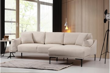Glenure Soffa m. Divan 4-sits - Cream - Möbler - Vardagsrum - Soffor - Divansoffa & schäslong