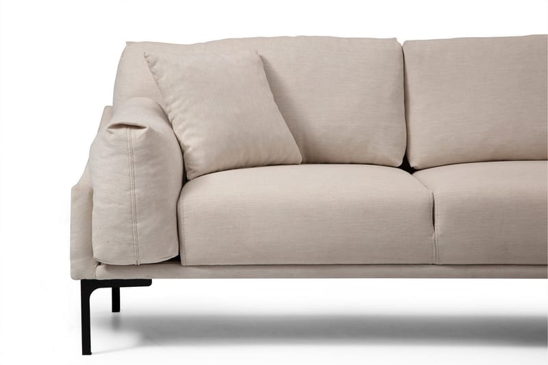 Glenure Soffa m. Divan 4-sits - Cream - Möbler - Vardagsrum - Soffor - Divansoffa & schäslong