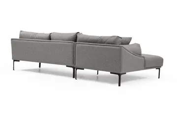 Glenure Soffa m. Divan 4-sits - Grå - Möbler - Vardagsrum - Soffor - Divansoffa & schäslong