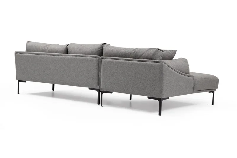 Glenure Soffa m. Divan 4-sits - Grå - Möbler - Vardagsrum - Soffor - Divansoffa & schäslong