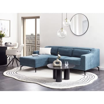Glosli Vänstervänd Hörnsoffa med Divan och Schäslong 220 cm i Chenille - Stålblå - Möbler - Vardagsrum - Soffor - Divansoffa & schäslong