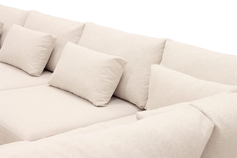 Grande 5-sits Soffa med Schäslong Höger - Beige Tyg - Möbler - Vardagsrum - Soffor - Divansoffa & schäslong