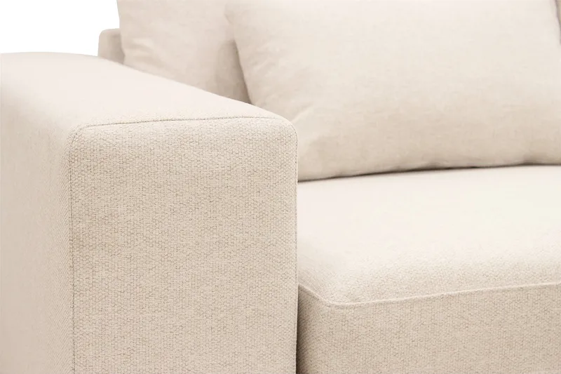 Grande 5-sits Soffa med Schäslong Höger - Beige Tyg - Möbler - Vardagsrum - Soffor - Divansoffa & schäslong