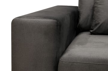 Grande 5-sits Soffa med Schäslong Höger - Mörkgrå Sammet - Möbler - Vardagsrum - Soffor - Divansoffa & schäslong