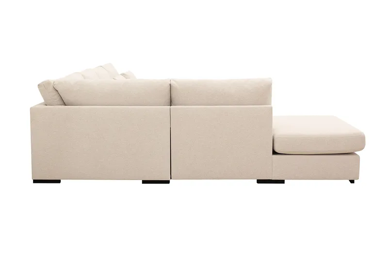 Grande 5-sits Soffa med Schäslong Vänster - Beige Tyg - Möbler - Vardagsrum - Soffor - Divansoffa & schäslong