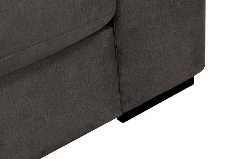Grande 5-sits Soffa med Schäslong Vänster - Mörkgrå Sammet - Möbler - Vardagsrum - Soffor - Sammetssoffor