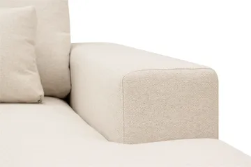Grande 5-sits U-Soffa med Divan Höger - Beige Tyg - Möbler - Vardagsrum - Soffor - U-soffor