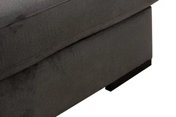Grande 5-sits U-Soffa med Divan Höger - Mörkgrå Sammet - Möbler - Vardagsrum - Soffor - Sammetssoffor