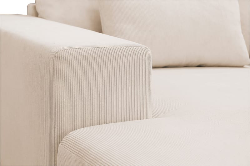 Grande 5-sits U-Soffa med Divan Vänster - Beige Manchester - Möbler - Vardagsrum - Soffor - U-soffor