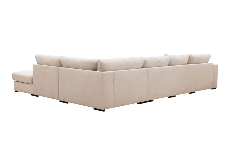 Grande 5-sits U-Soffa med Divan Vänster - Beige Manchester - Möbler - Vardagsrum - Soffor - U-soffor