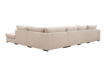 Grande 5-sits U-Soffa med Divan Vänster - Beige Manchester - Möbler - Vardagsrum - Soffor - U-soffor
