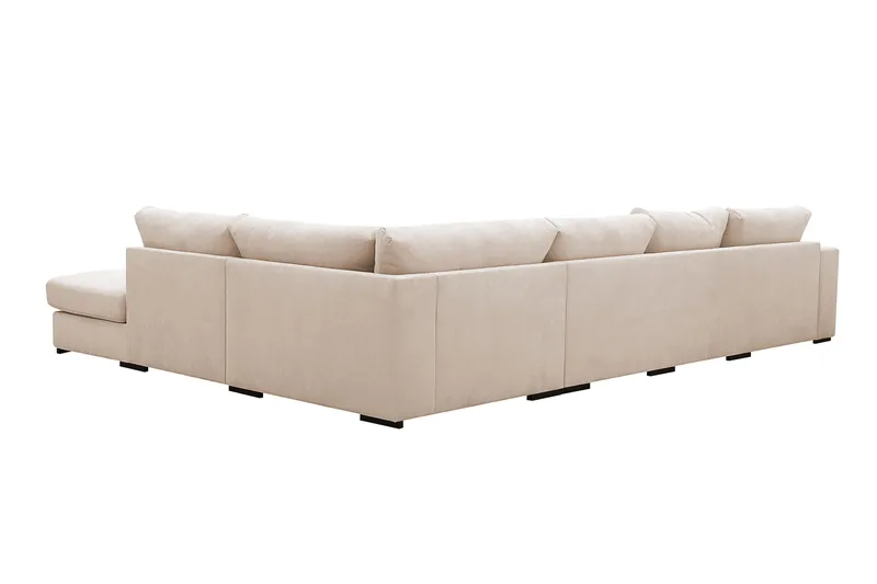 Grande 5-sits U-Soffa med Divan Vänster - Beige Manchester - Möbler - Vardagsrum - Soffor - U-soffor
