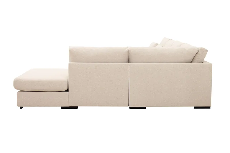 Grande 5-sits U-Soffa med Divan Vänster - Beige Tyg - Möbler - Vardagsrum - Soffor - U-soffor