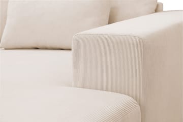 Grande 6-sits U-Soffa med Divan Höger - Beige Manchester - Möbler - Vardagsrum - Soffor - U-soffor