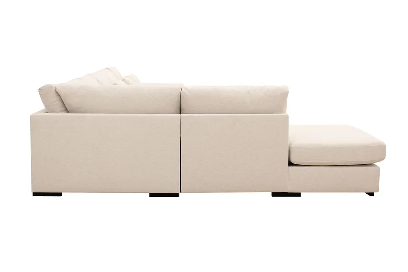 Grande 6-sits U-Soffa med Divan Höger - Beige Tyg - Möbler - Vardagsrum - Soffor - U-soffor