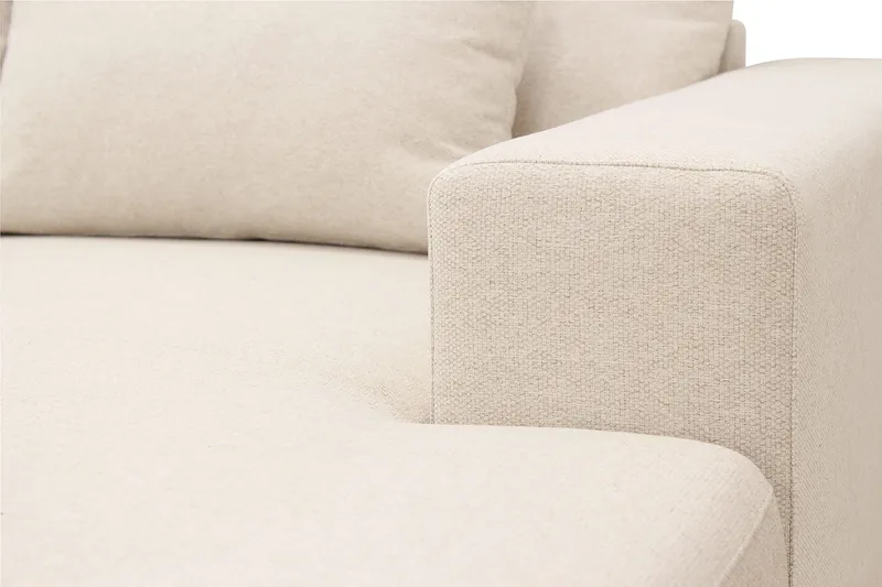 Grande 6-sits U-Soffa med Divan Höger - Beige Tyg - Möbler - Vardagsrum - Soffor - U-soffor
