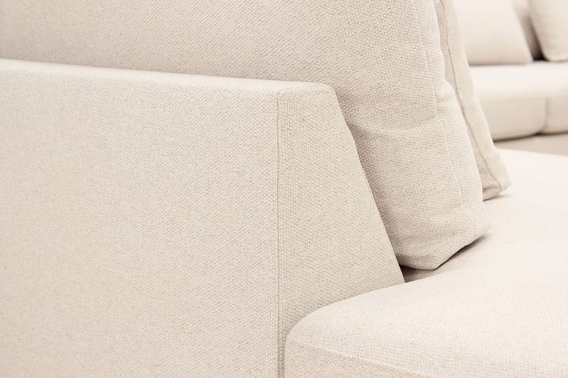 Grande 6-sits U-Soffa med Divan Höger - Beige Tyg - Möbler - Vardagsrum - Soffor - U-soffor