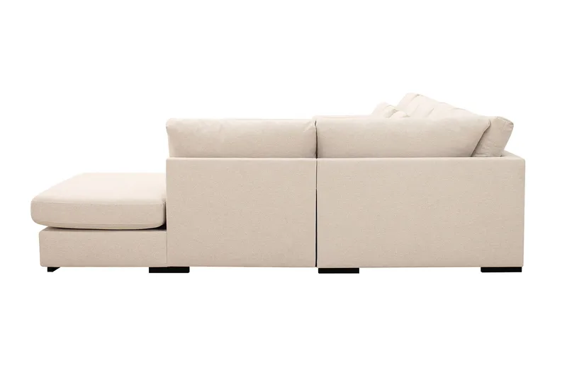 Grande 6-sits U-Soffa med Divan Vänster - Beige Tyg - Möbler - Vardagsrum - Soffor - U-soffor